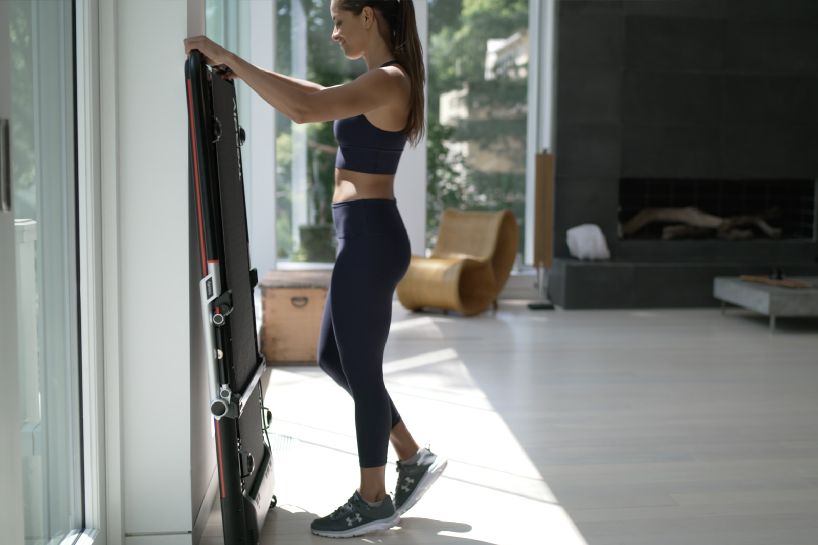 Thinnest discount folding treadmill